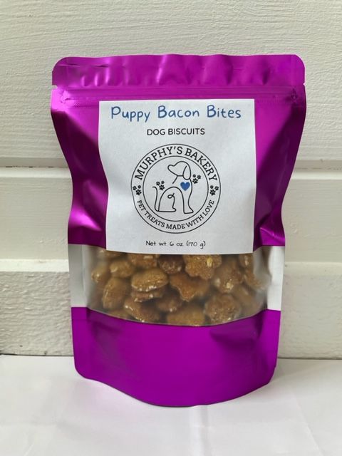 Puppy Bacon Bites Dog Treats Healthy Natural Murphy s Bakery